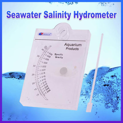 Seafood Fish Tank Seawater Hydrometer Salinometer Salinity Tester for Aquarium