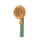 Self Cleaning Slicker Comb For Dog Cat Rabbit Puppy Grooming Pumpkin Brush Tool - Aimall