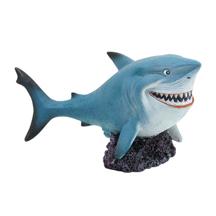 Realistic Resin Shark Aquarium Ornament for Fish Tank Home Room Decor