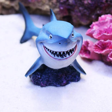 Realistic Resin Shark Aquarium Ornament for Fish Tank Home Room Decor