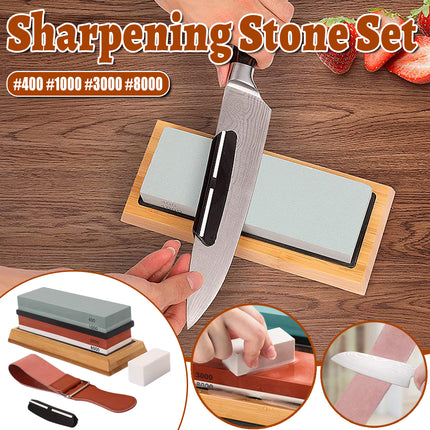 Household Sharpening Stone Kitchen Knife Oilstone Coarse Fine Grind Whetstone