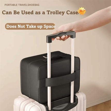 Double Layer Dustproof Shoe Bag Travel Storage Organiser 28 x 23 x 15cm