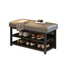 Shoe Changing Bench with Shoe Storage Rack Sturdy Space Saving for Entryway Home