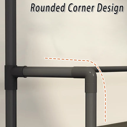 Multifunctional All in One Shoe Rack Durable Dustproof for Entryway Space Saving