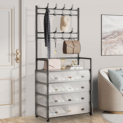 Multifunctional All in One Shoe Rack Durable Dustproof for Entryway Space Saving