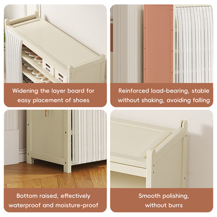 Entryway 7 Tier Large Capacity Shoe Rack With Dust Curtain Space Saving Durable