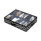 Foldable UnderBed Shoe Box Storage Organizer Dustproof Stackable Transparent Lid