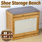 Shoe Cabinet and Seat Integrated Entrance Shoe Changing Stool Storage Organizer
