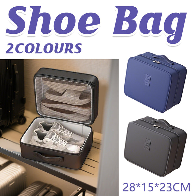 Double Layer Dustproof Shoe Bag Travel Storage Organiser 28 x 23 x 15cm