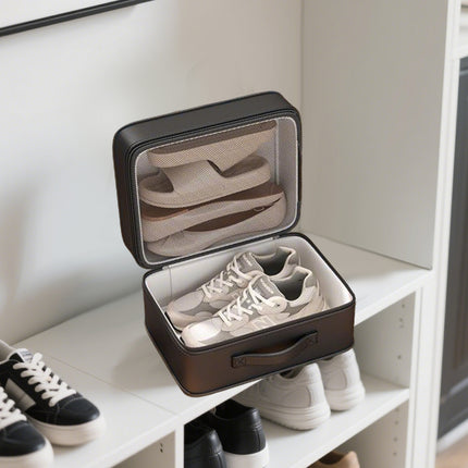 Double Layer Dustproof Shoe Bag Travel Storage Organiser 28 x 23 x 15cm