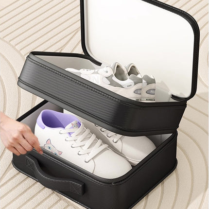 Double Layer Dustproof Shoe Bag Travel Storage Organiser 28 x 23 x 15cm