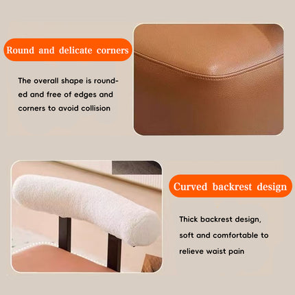 Movable Low Height Rolling Stool Chair Sturdy for Kitchen Office Garage Workshop