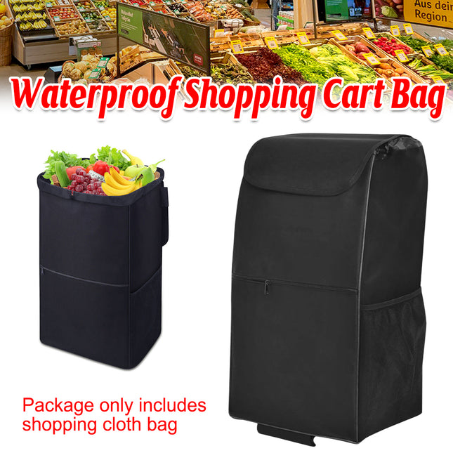 Shopping Bag Foldable Trolley Replacement Bag for Shopping Cart Utility Cart
