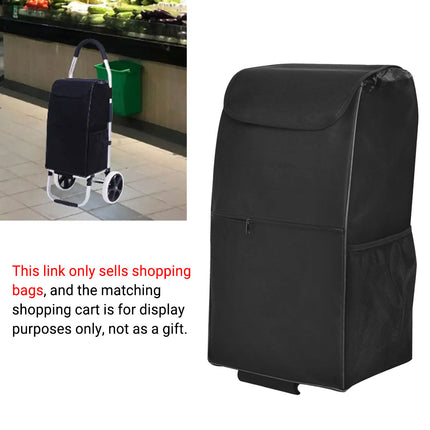 Shopping Bag Foldable Trolley Replacement Bag for Shopping Cart Utility Cart