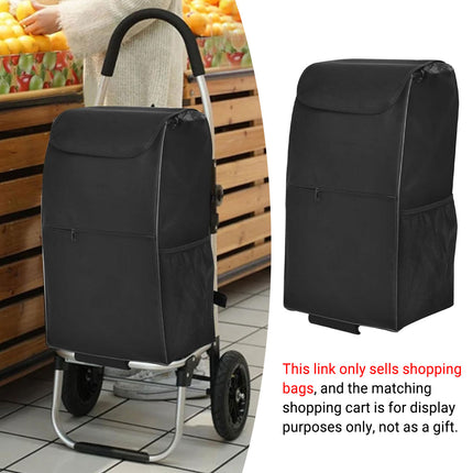 Shopping Bag Foldable Trolley Replacement Bag for Shopping Cart Utility Cart