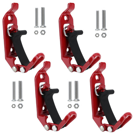4 PCS Zinc Alloy Fire Equipment Fixer Roof Rack Tool Clip Multi Function Clamp