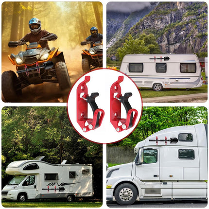 4 PCS Zinc Alloy Fire Equipment Fixer Roof Rack Tool Clip Multi Function Clamp