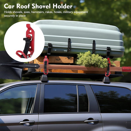 4 PCS Zinc Alloy Fire Equipment Fixer Roof Rack Tool Clip Multi Function Clamp