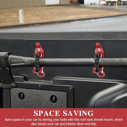 4 PCS Zinc Alloy Fire Equipment Fixer Roof Rack Tool Clip Multi Function Clamp