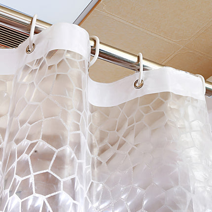 Waterproof Bath Curtain Premium PEVA Fabric Mold Resistant for Bathroom Toilet