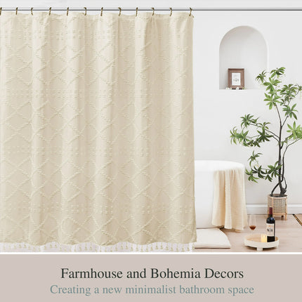 Waterproof Shower Curtain Mildew Resistant For Bathroom Bathtub Water Proof