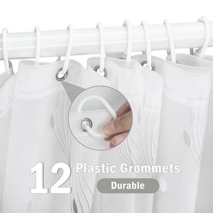 Waterproof Shower Curtain Thickened Mildew Resistant Bathroom Partition Curtain