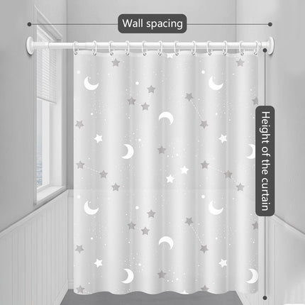 Waterproof Shower Curtain Thickened Mildew Resistant Bathroom Partition Curtain