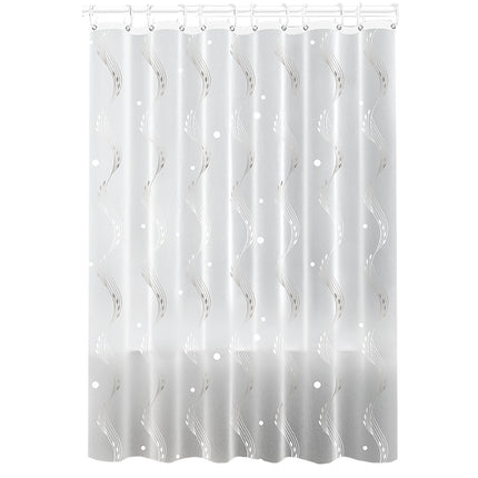 Waterproof Shower Curtain Thickened Mildew Resistant Bathroom Partition Curtain