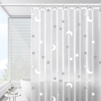 Waterproof Shower Curtain Thickened Mildew Resistant Bathroom Partition Curtain