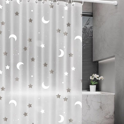 Waterproof Shower Curtain Thickened Mildew Resistant Bathroom Partition Curtain