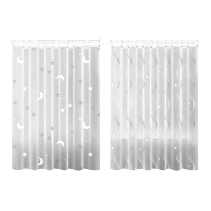 Waterproof Shower Curtain Thickened Mildew Resistant Bathroom Partition Curtain