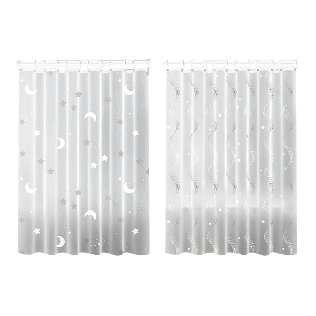 Waterproof Shower Curtain Thickened Mildew Resistant Bathroom Partition Curtain