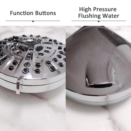 High Pressure Electroplated Handheld Multi Function Shower Bathroom Daily Use