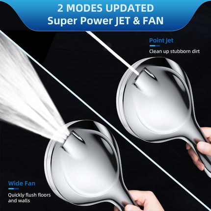 High Pressure Electroplated Handheld Multi Function Shower Bathroom Daily Use