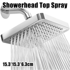 Square Shower Bathroom Rainfall Overhead High Flow Water Saving Spray Nozzle Set