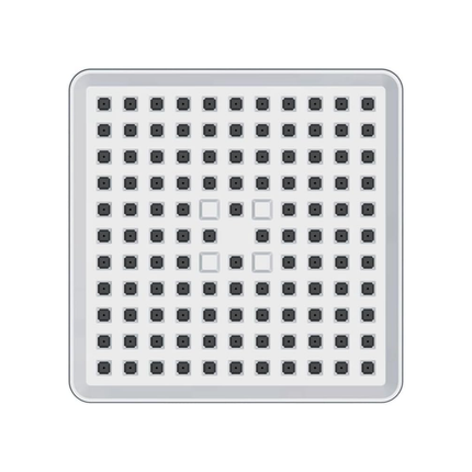 Square Shower Bathroom Rainfall Overhead High Flow Water Saving Spray Nozzle Set