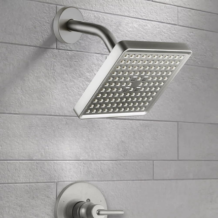 Square Shower Bathroom Rainfall Overhead High Flow Water Saving Spray Nozzle Set