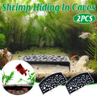 2pcs Shrimp Hideout Cave Shelter Fish Tank Decoration Aquarium Accessories