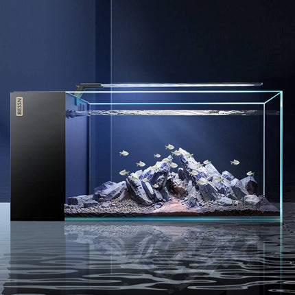 Super White Glass Aquarium Fish Tank Side Filter Dry Wet Separation