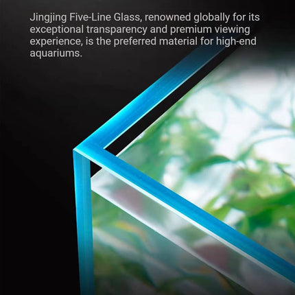 Super White Glass Aquarium Fish Tank Side Filter Dry Wet Separation