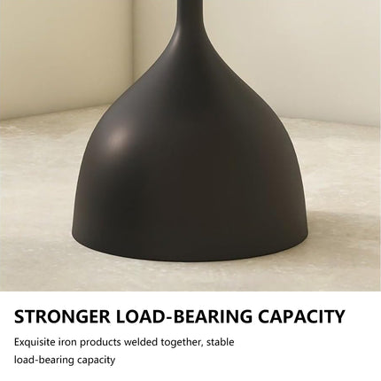 Minimalist Living Room Side Table Iron Round End Table Waterproof Easy to Clean