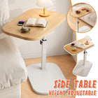 Adjustable Small C Shaped Side Table for Sofa Modern End Table Height