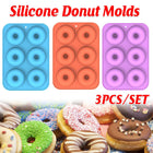 6 Even Silicone Donut Mold Baking Cake DIY Baking Oven