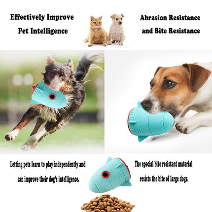 Pet Silicone Food Dispenser Ball Interactive Slow Feeder Toy for Dogs and Cats