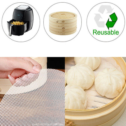 3pcs Silicone Steamer Pad Steamer Cloth Non stick Drawer Cloth Reusable Kitchen