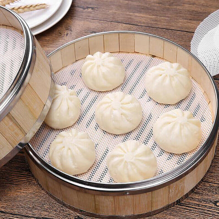 3pcs Silicone Steamer Pad Steamer Cloth Non stick Drawer Cloth Reusable Kitchen