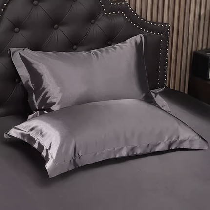 1Pair of Solid Color Summer Pillowcases 48x74cm Pillow Cases Bedding Decor