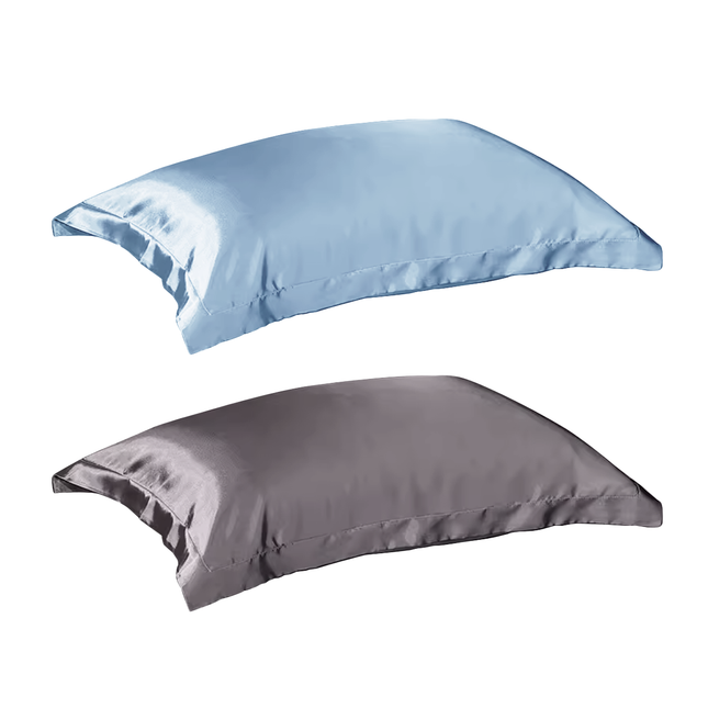 1Pair of Solid Color Summer Pillowcases 48x74cm Pillow Cases Bedding Decor