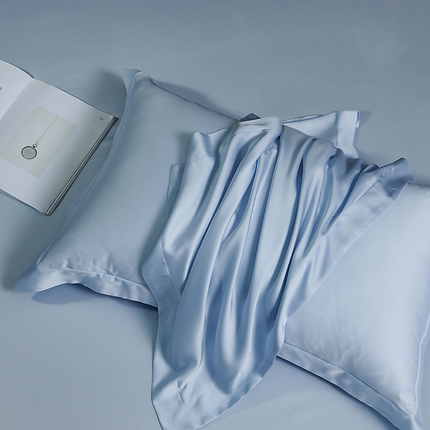 1Pair of Solid Color Summer Pillowcases 48x74cm Pillow Cases Bedding Decor