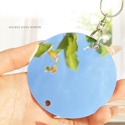 8 PCS Bird Repellent Reflector Mirror Outdoor Farm Hanging Bird Scare Device
